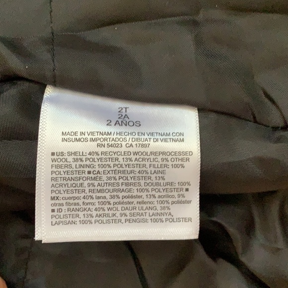 Old navy girls peacoat - Picture 5 of 7